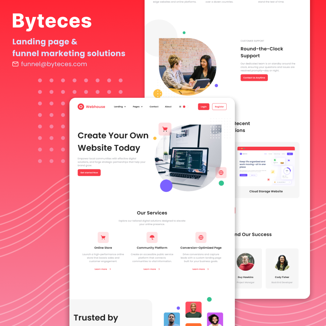 Digital Product Landing Page Design - High-converting page for online courses and digital downloads