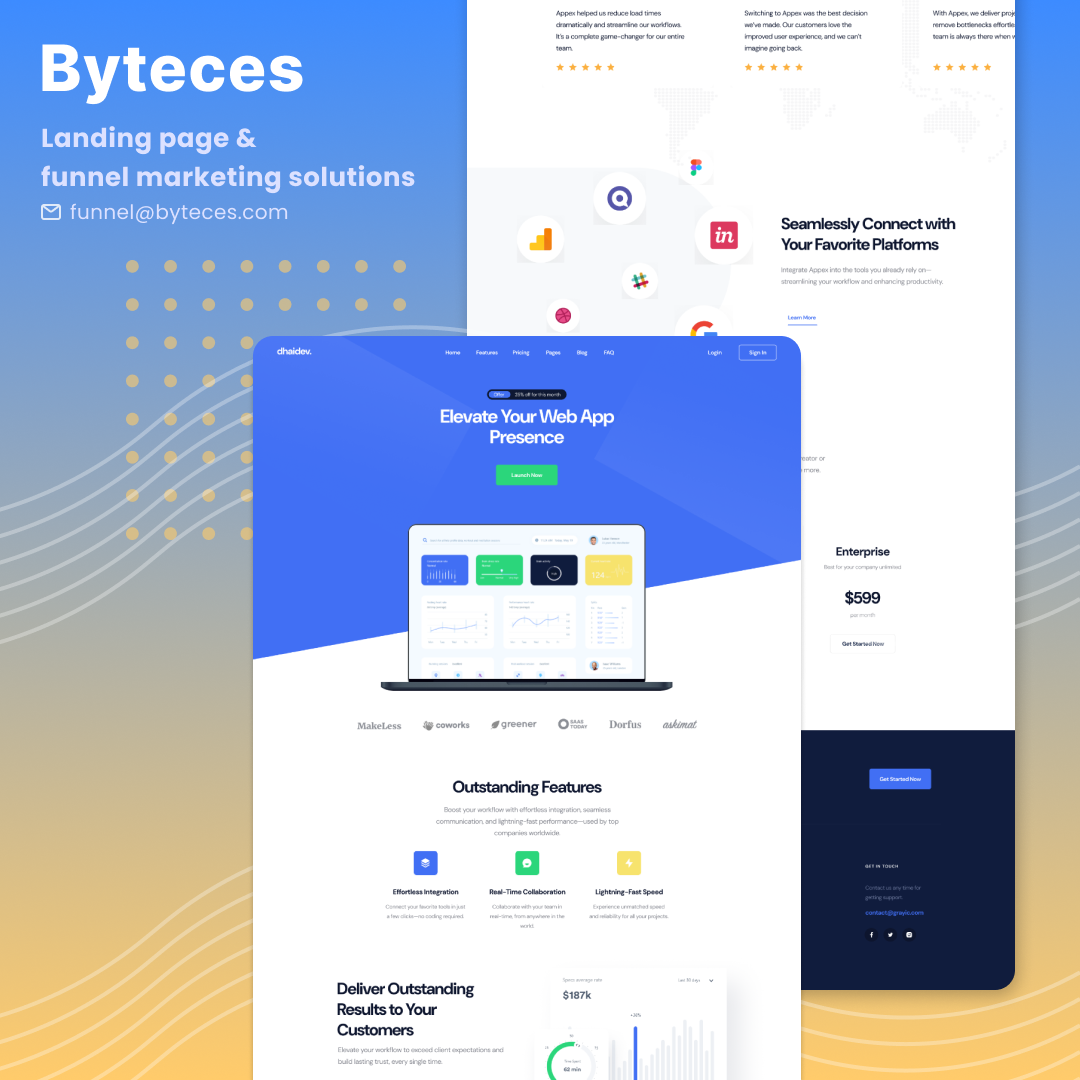 Local Business Landing Page Design - Website that drives foot traffic and local customer inquiries