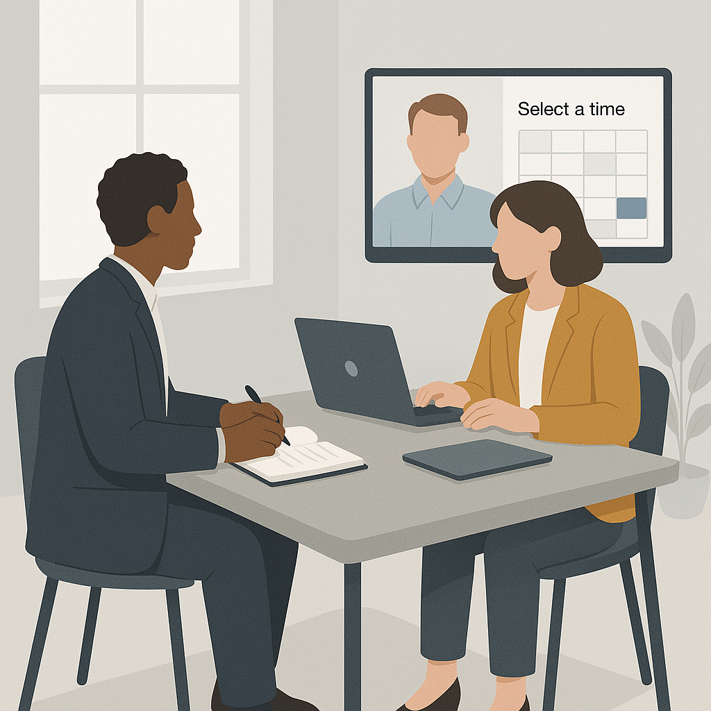 Consultation Booking Funnel Design - Get more client appointments with this professional service landing page