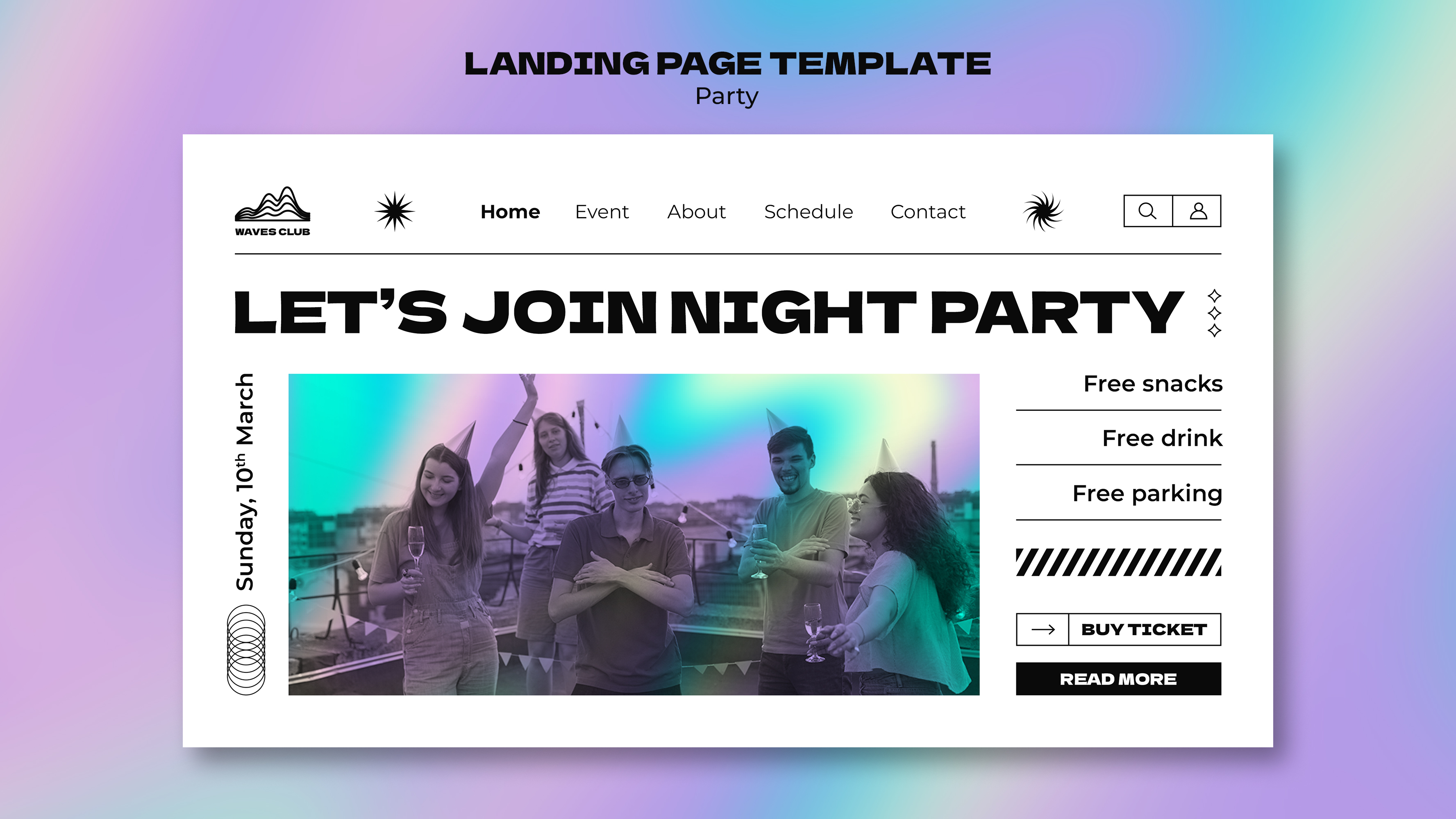 Event Registration Funnel Design - Convert visitors into event attendees with this professional landing page